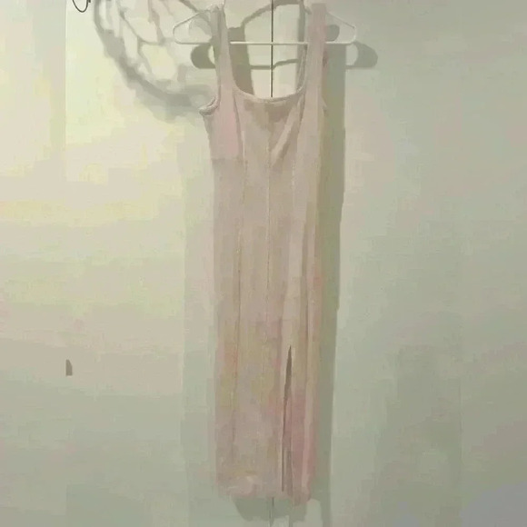 LSPACE Pink ribbed dress - Picture 4 of 7